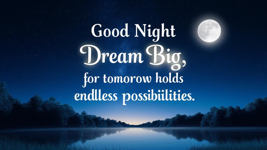 hopeful tomorrow good night