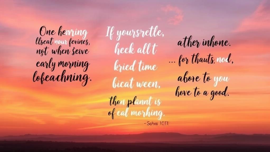 inspirational quotes for mornings