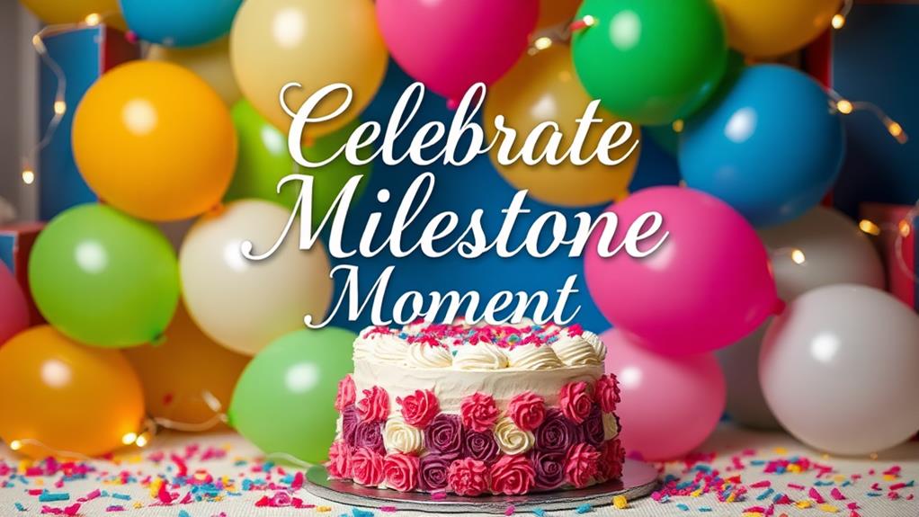 milestone messages for celebrations