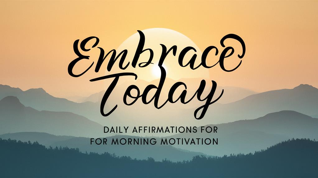 morning motivation daily affirmations