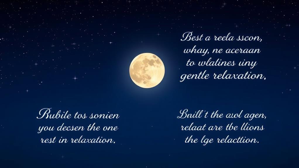 peaceful nighttime reflection quotes