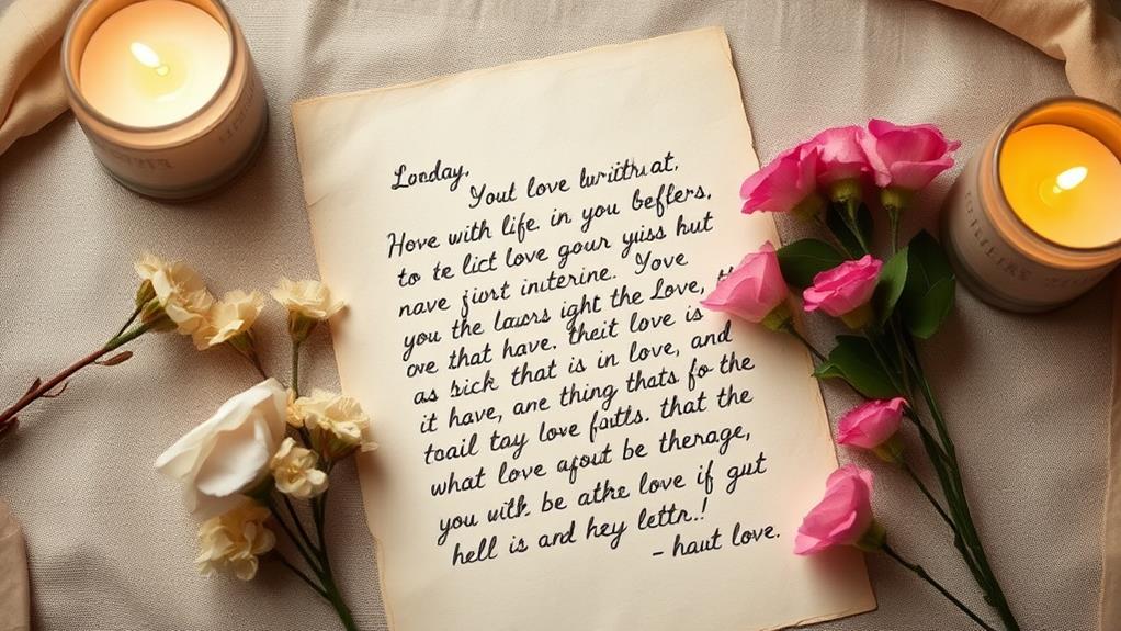 personalized romantic love notes