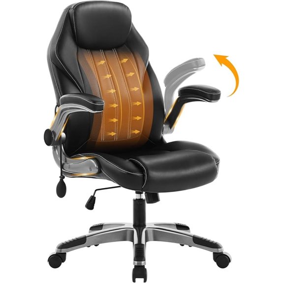 Ergonomic Office Chair with Adjustable Lumbar Support