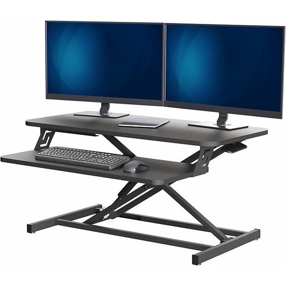 VIVO 32 Adjustable Sit-Stand Desk Converter