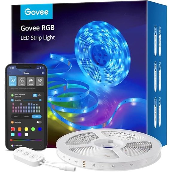 Govee RGB LED Strip Lights with App Control