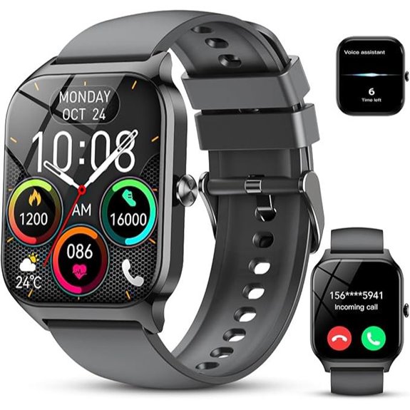 Smart Watch with Bluetooth Calls and AI Voice Control