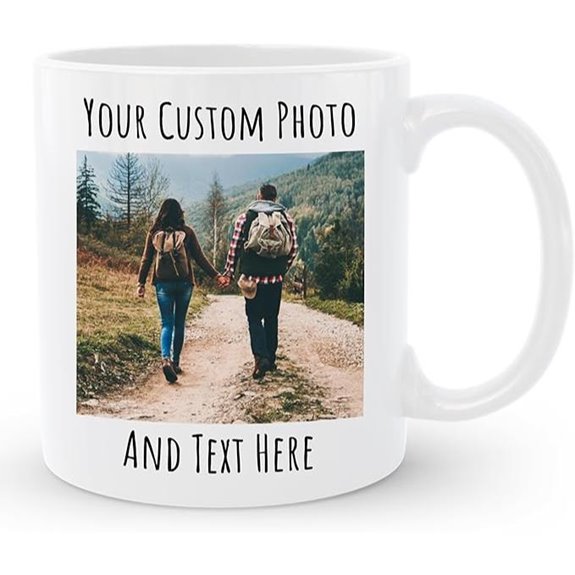 Personalized Custom Photo Mug – 11 oz Ceramic White