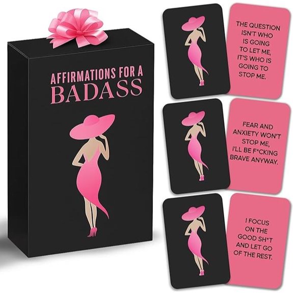 Badass Affirmation Cards for Women: 50 Daily Motivations
