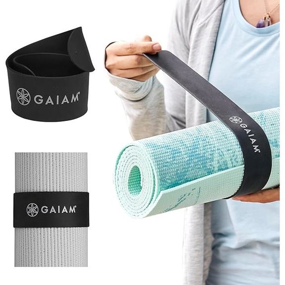 Gaiam Yoga Mat Strap - Secure One-Snap Band