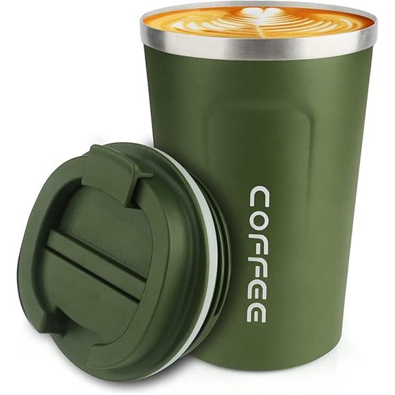 CS COSDDI 12oz Stainless Steel Vacuum Tumbler (Green)