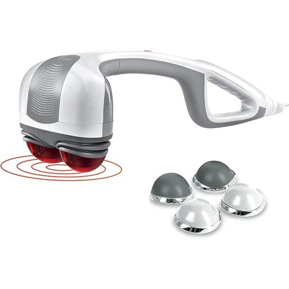 Homedics Heated Back Massager with Interchangeable Nodes