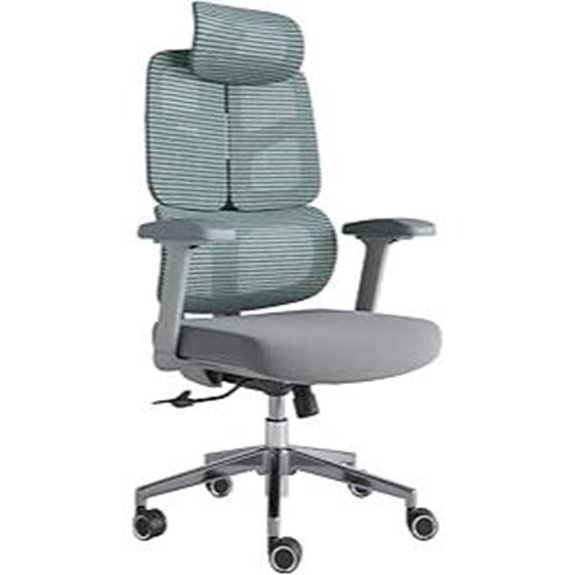 Ergonomic Office Chair 500lb Mesh Adjustable Tilt wheels