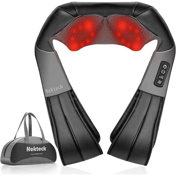 Nekteck Neck Massager with Heat for Pain Relief