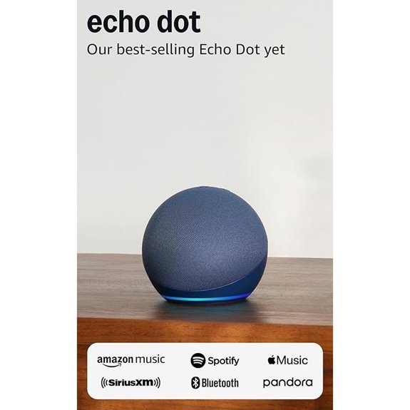 Echo Dot (Newest) with Alexa+ Deep Sea Blue Speaker