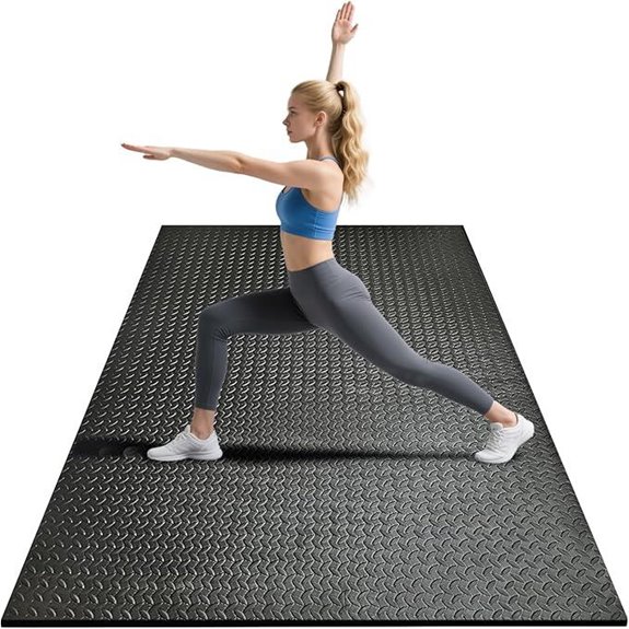 Gym Floor Mat 10mm Thick - Non-Slip Eco Fitness Mat