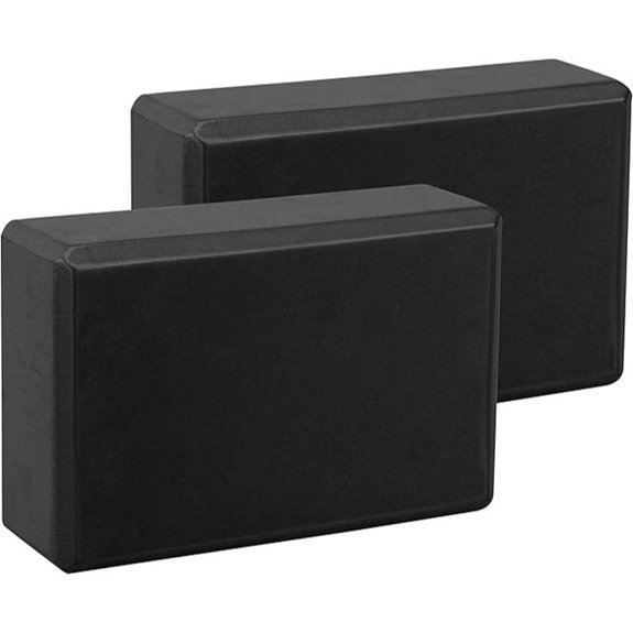 EXERZ Yoga Blocks 2-Pack Non-Slip Bricks