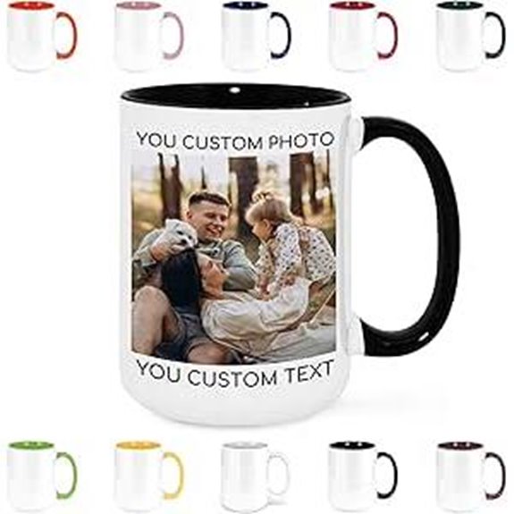 Custom Photo Mug: Personalized Name & Text Gift Cup