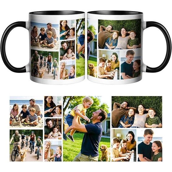 Custom Photo Collage Coffee Mug Gift for Family