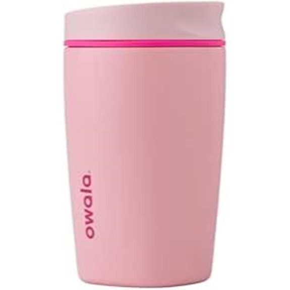 Owala SmoothSip Stainless Steel Coffee Tumbler 12 oz Pink