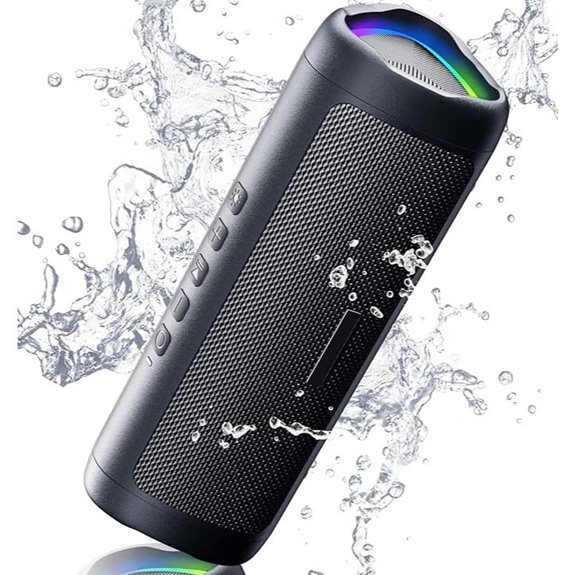Bluetooth Speaker 20H IPX5 BT5.3 Portable (Black)
