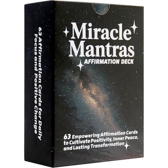 Miracle Mantras: 63 Positive Self-Love Cards