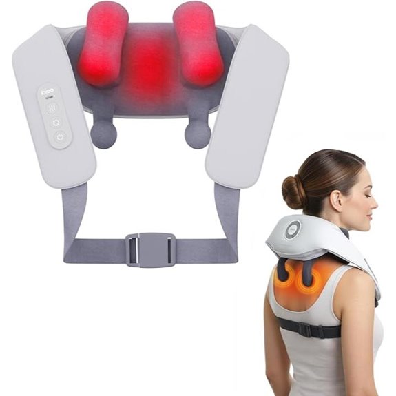 Shiatsu Neck & Back Massager with Heat (4 Modes)