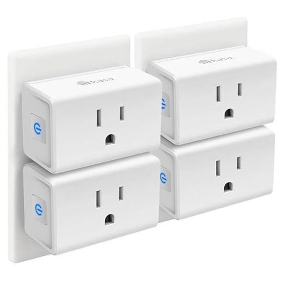 Kasa Smart Plug Mini 15A (4-Pack)