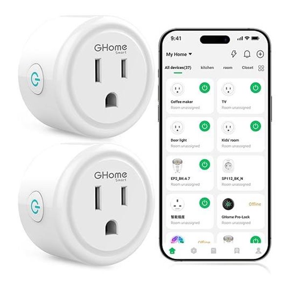 GHome WiFi Smart Plug with App Control