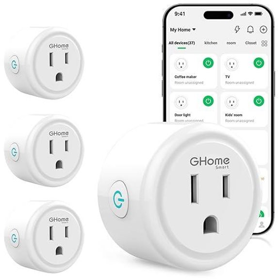 GHome WiFi Smart Plug with Timer 2.4GHz (ETL)