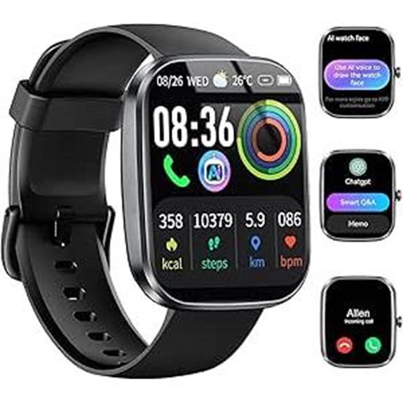 AI Smart Watch with ChatGPT—Fitness & Health Tracker