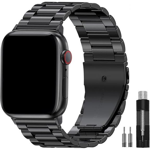 EPULY Metal Stainless Steel Apple Watch Band 38–49mm