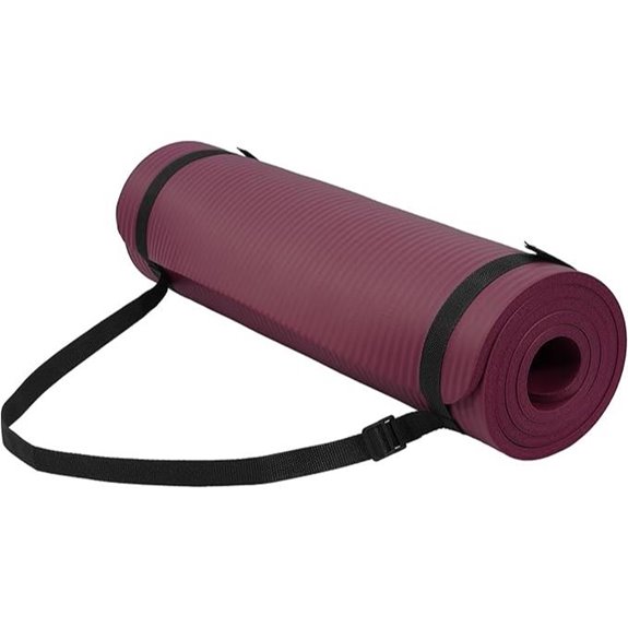 Fitvids 1/2-Inch Thick Yoga Mat with strap