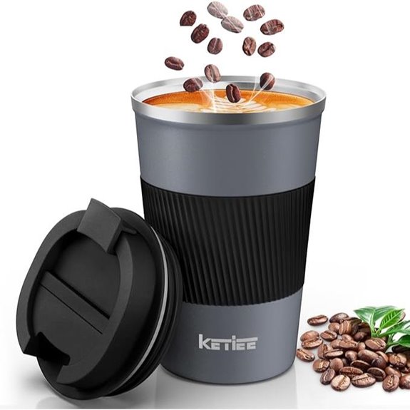 KETIEE 12oz Travel Mug with Seal Lid