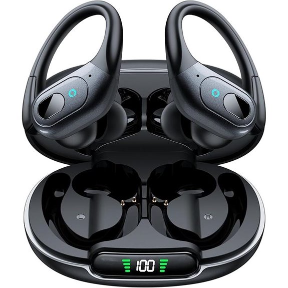 Occiam ANC Wireless Earbuds with Mic IPX7 Black