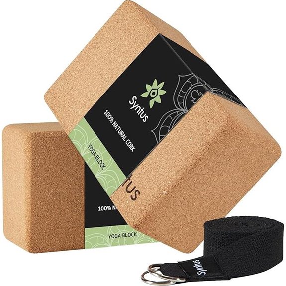 Syntus Yoga Block & Strap Set (9×6×4)