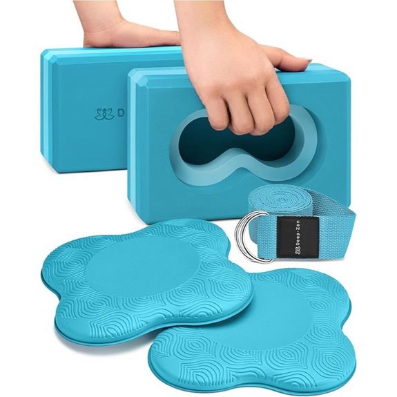 Deep-Zen Yoga Blocks: Wrist Support 2-Pack Set