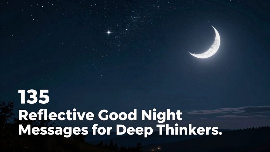 thoughtful night messages collection